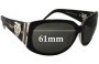 Sunglass Fix Replacement Lenses for Gucci GG3077/S - 61mm Wide 