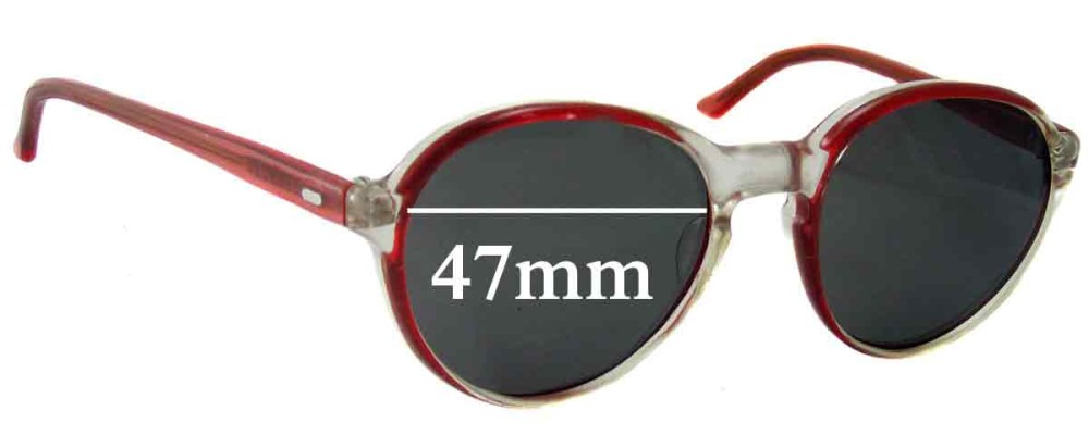 Unknown Brand Lopros Gold Replacement Sunglass Lenses - 47mm Wide