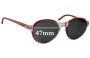 Sunglass Fix Replacement Lenses for Unbranded Lopros Gold - 47mm Wide 