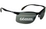 Sunglass Fix Replacement Lenses for Mako Diver 9525 - 66mm Wide 