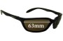 Sunglass Fix Replacement Lenses for Mako Savage 9425 - 63mm Wide 