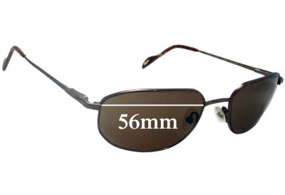 Maui Jim MJ553 Koa Replacement Sunglass Lenses - 56mm Wide 