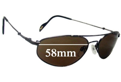 Maui Jim Molokai MJ308 Replacement Sunglass Lenses - 58mm Wide 