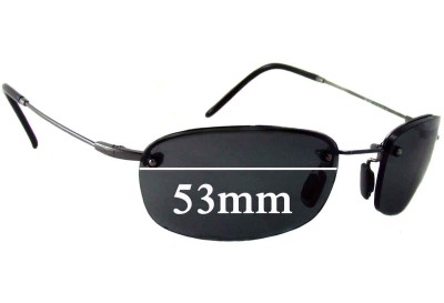 Maui Jim MJ350 Hula Replacement Sunglass Lenses - 53mm Wide 