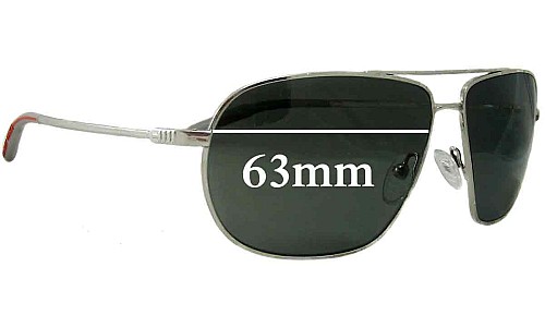 Sunglass Fix Replacement Lenses for Mosley Tribes Alliance - 63mm Wide 