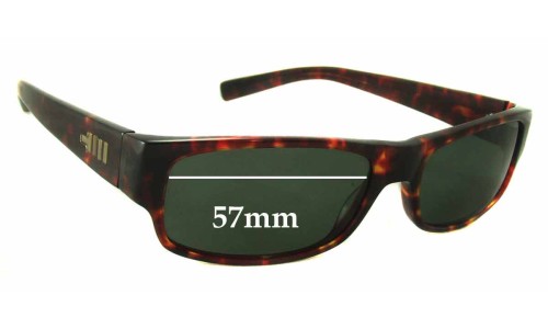Sunglass Fix Replacement Lenses for Mosley Tribes Kapelle - 57mm Wide 