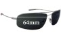 Sunglass Fix Replacement Lenses for Mosley Tribes Navigator - 64mm Wide 