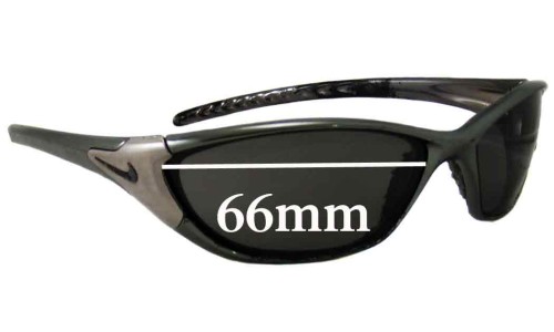 Sunglass Fix Replacement Lenses for Nike EV0244 Haul - 66mm Wide 