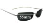 Sunglass Fix Replacement Lenses for Nike EV0191 Hardbox - 55mm Wide 