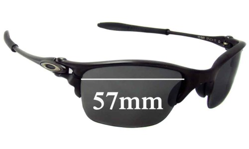 Sunglass Fix Replacement Lenses for Oakley X Metal Half-X - 57mm Wide 