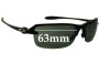 Sunglass Fix Replacement Lenses for Oakley Ice Pick - 63mm Wide 