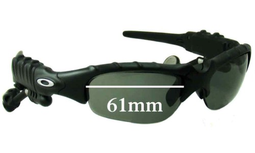Oakley Thump Flip Up Ersatzlinsen 61mm wide 