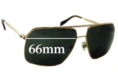 Oliver Peoples Connolly Replacement Lenses 66mm wide 