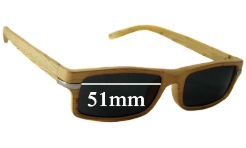 Sunglass Fix Replacement Lenses for On The Nose N4532 - 51mm Wide 