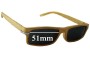 Sunglass Fix Replacement Lenses for On The Nose N4532 - 51mm Wide 