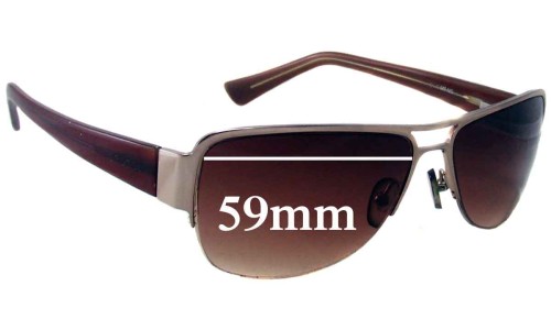Sunglass Fix Replacement Lenses for Oroton  Overdrive - 59mm Wide 