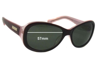 Oroton  Saba Replacement Lenses 57mm wide 