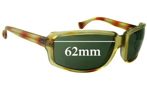 Sunglass Fix Replacement Lenses for Polaroid 8002 - 62mm Wide 