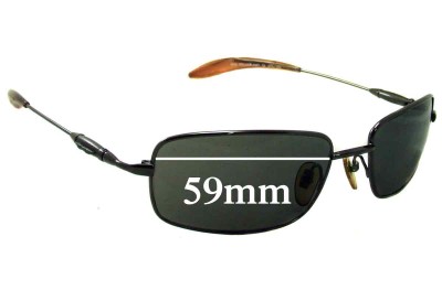 Police Mod 2687 Replacement Lenses 59mm wide 