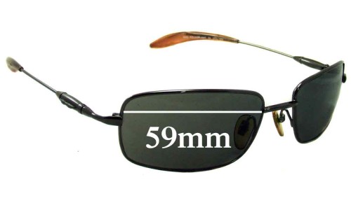 Sunglass Fix Verres de Remplacement pour Police Mod 2687 - 59mm Wide 