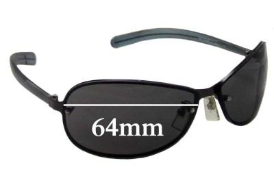Police Mod 2877 Replacement Lenses 64mm wide 