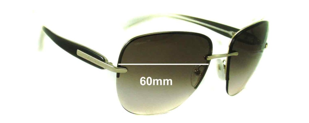 Sunglass Fix Replacement Lenses for Prada SPR50O - 60mm Wide