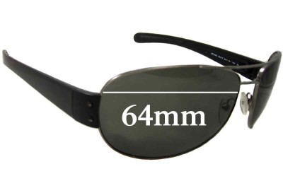 Prada SPS52G & PS52GS Replacement Lenses 65mm wide 