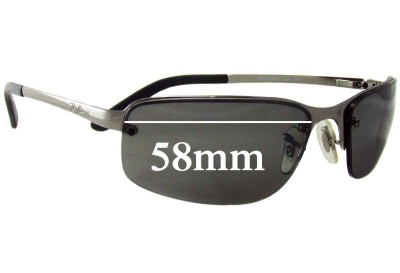 Ray Ban RAM2062AA Replacement Lenses 58mm wide 