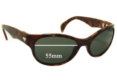 Ray Ban B&L 00AW Replacement Lenses 55mm wide 