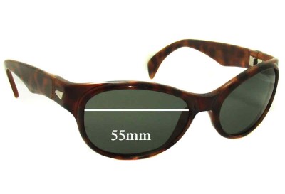Ray-Ban B&L 00AW Replacement Lenses 55mm wide 