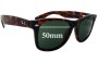 Sunglass Fix Replacement Lenses for Ray Ban RB2113 Wayfarer Outsiders - 50mm Wide 