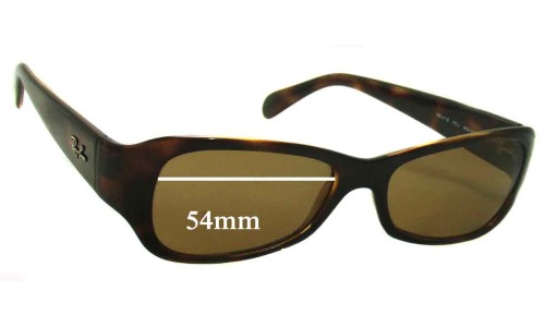Sunglass Fix Replacement Lenses for Ray Ban RB2116 - 54mm Wide 