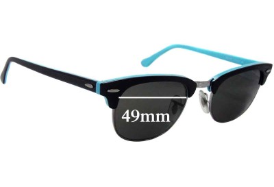 Ray Ban RB2156 
 Club Master New Replacement Lenses 49mm wide 