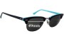Sunglass Fix Replacement Lenses for Ray-Ban RB2156 
 Club Master New - 49mm Wide 
