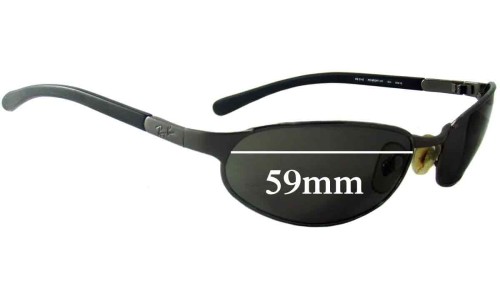 Sunglass Fix Replacement Lenses for Ray Ban RB3142 - 59mm Wide 