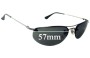 Sunglass Fix Replacement Lenses for Ray Ban RB3155 - 57mm Wide 