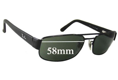 Ray-Ban RB3188 Verres de Remplacement 58mm wide 