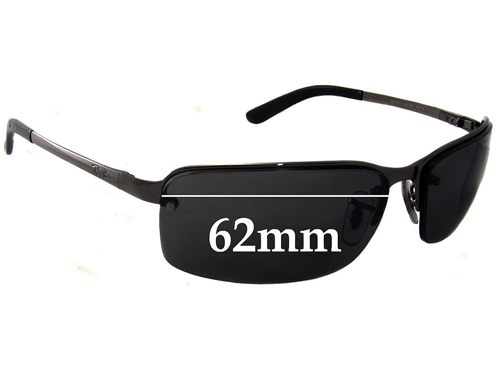 Sunglass Fix Lentes de Repuesto para Ray-Ban RB3217 (Equal Sized Holes) - 62mm Wide Sunglass Fix Lentes de Repuesto para Ray-Ban RB3217 (Equal Sized Holes) - 62mm Wide