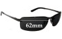 Sunglass Fix Lentes de Repuesto para Ray-Ban RB3217 (Equal Sized Holes) - 62mm Wide 
