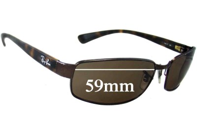 Ray Ban RB3364 Replacement Lenses 59mm wide 