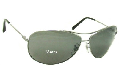 Ray Ban RB3454-E Replacement Lenses 65mm wide 