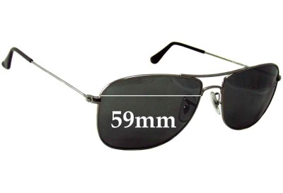 Ray Ban RB3477 Replacement Lenses 59mm wide 