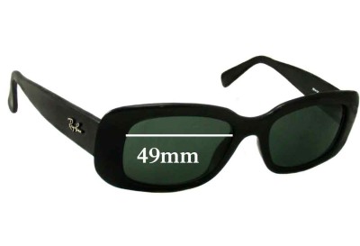Ray Ban RB4122 Replacement Lenses 49mm wide 