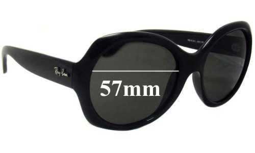 Sunglass Fix Lentes de Repuesto para Ray-Ban RB4191 - 57mm Wide 