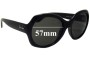 Sunglass Fix Replacement Lenses for Ray Ban RB4191 - 57mm Wide 