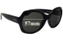 Sunglass Fix Lentes de Repuesto para Ray-Ban RB4191 - 57mm Wide 