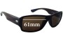 Sunglass Fix Replacement Lenses for Ray Ban RB4199 - 61mm Wide 