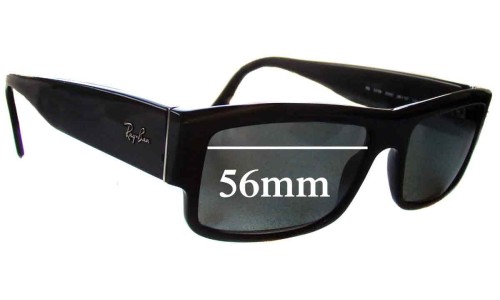 Sunglass Fix Replacement Lenses for Ray Ban RB5119 - 56mm Wide 