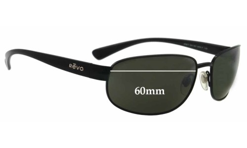Sunglass Fix Replacement Lenses for Revo 3061 - 60mm Wide 