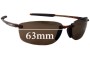 Sunglass Fix Replacement Lenses for Revo RE4044 Overhang  - 63mm Wide 